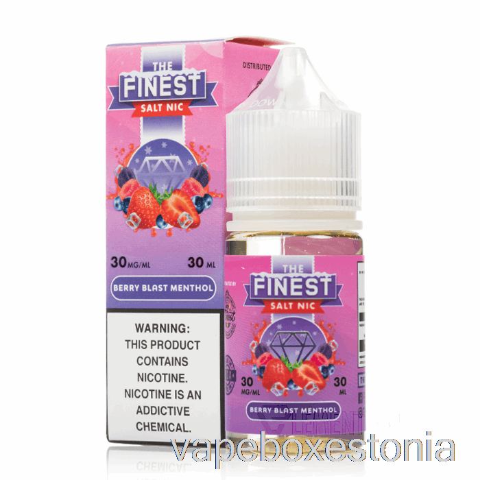 Vape Box Estonia Berry Blast Mentool - Parimatest Puuviljadest Soola Nic - 30ml 50mg